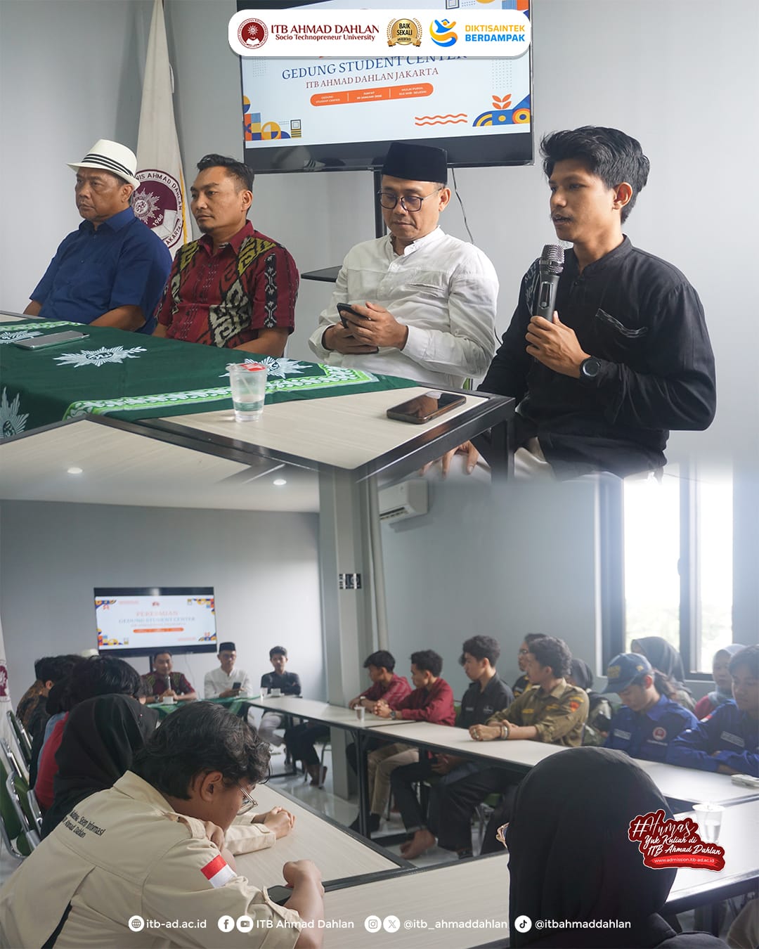 Peresmian Student Center Djasman Alkindi ITB Ahmad Dahlan Jakarta